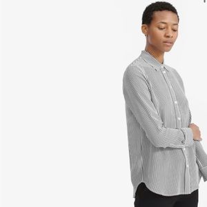 Everlane Clean Silk Relaxed Shirt sz 4